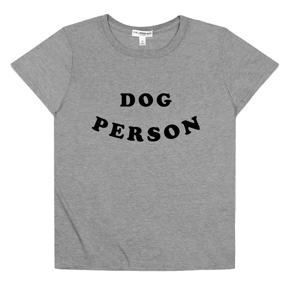 DOG PERSON CLASSIC TEE - HTHR