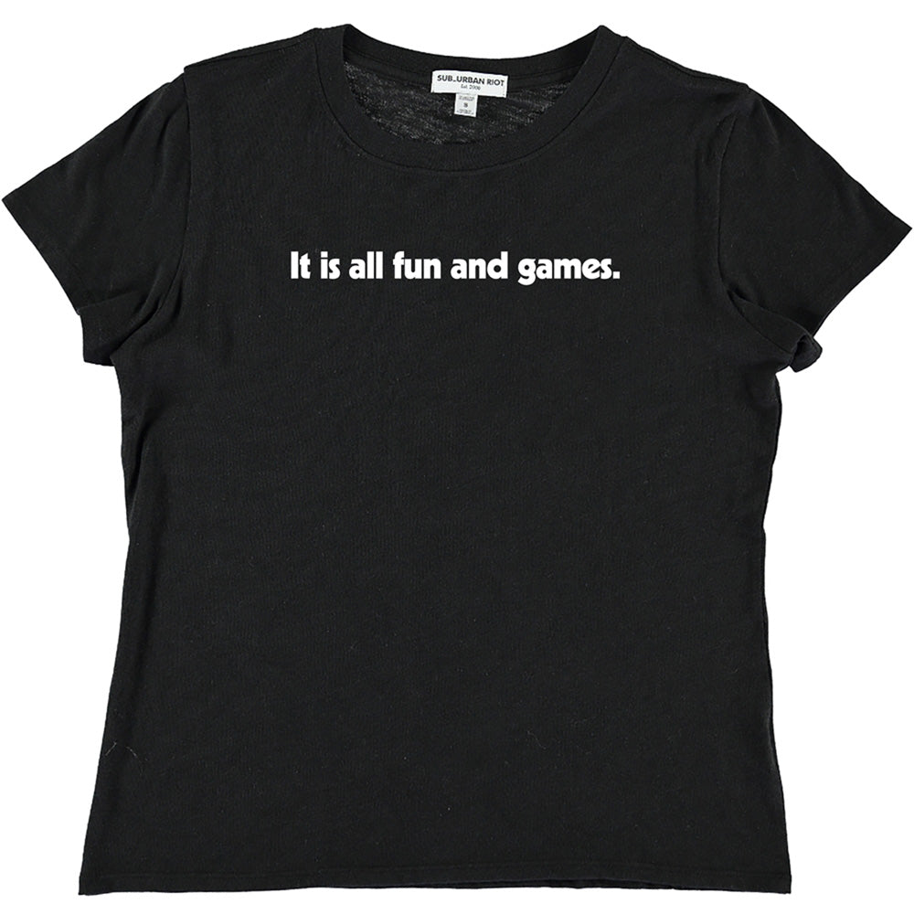 FUN AND GAMES YOUTH SIZE LOOSE TEE