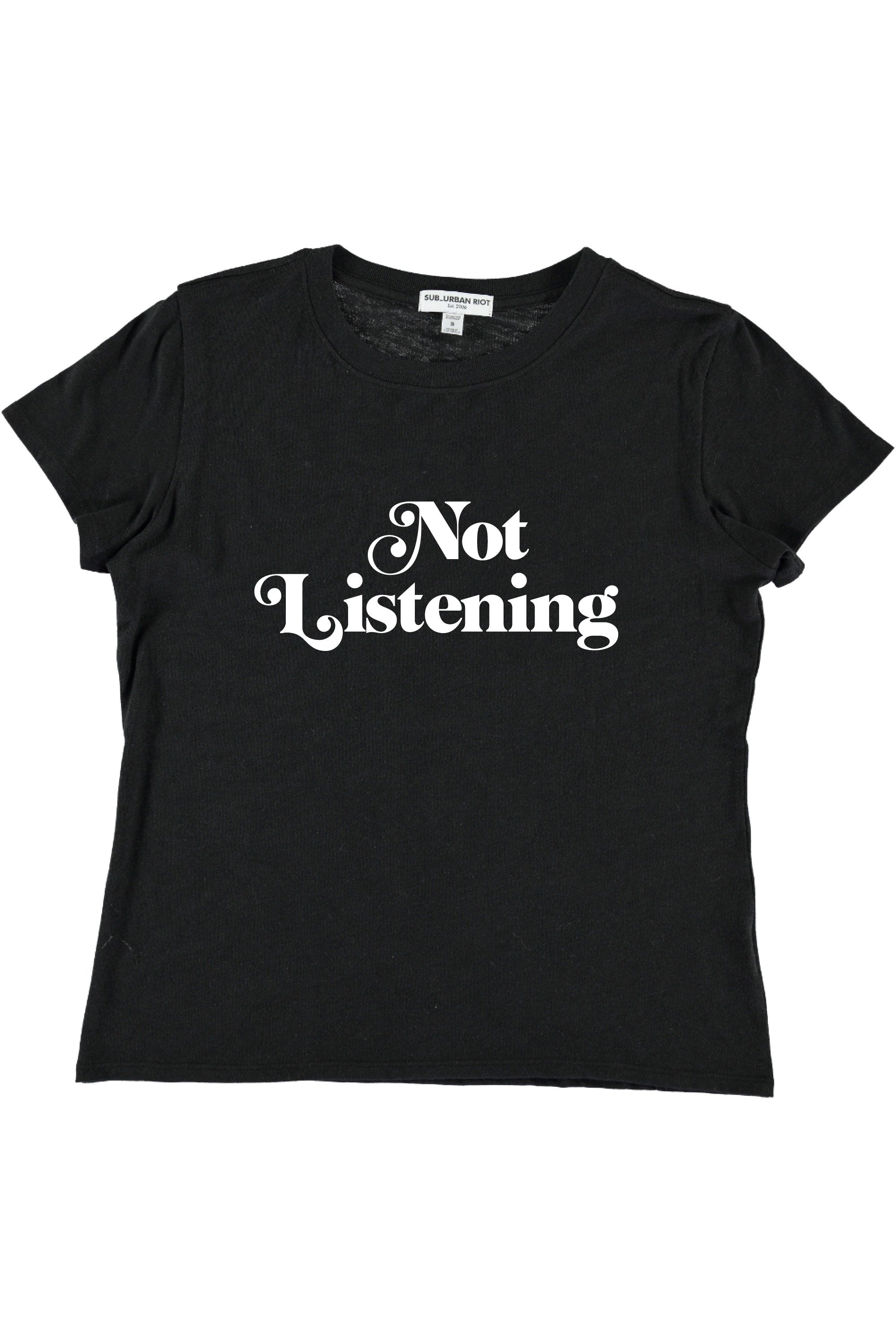 NOT LISTENING YOUTH SIZE LOOSE TEE