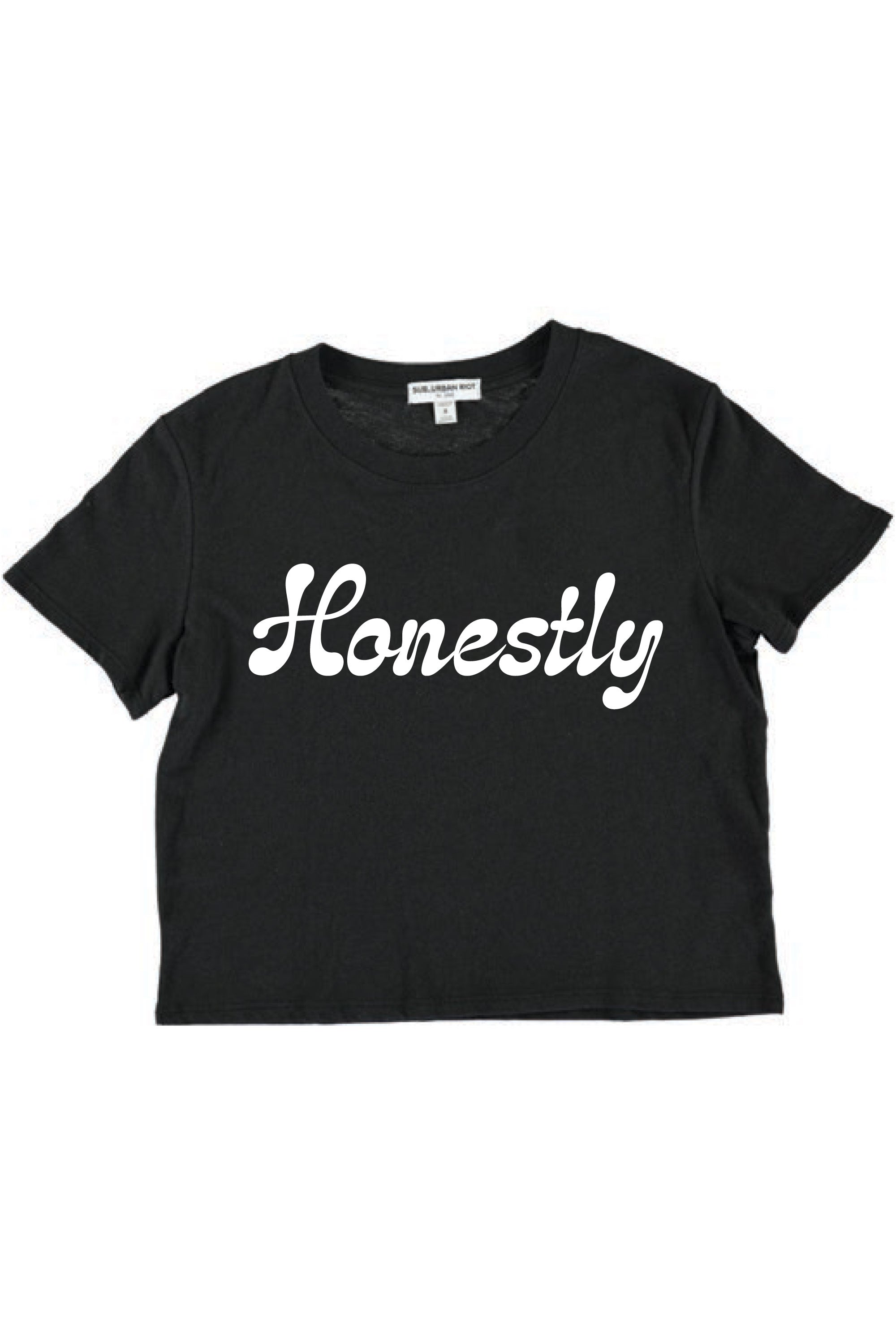 HONESTLY YOUTH SIZE CROP TEE
