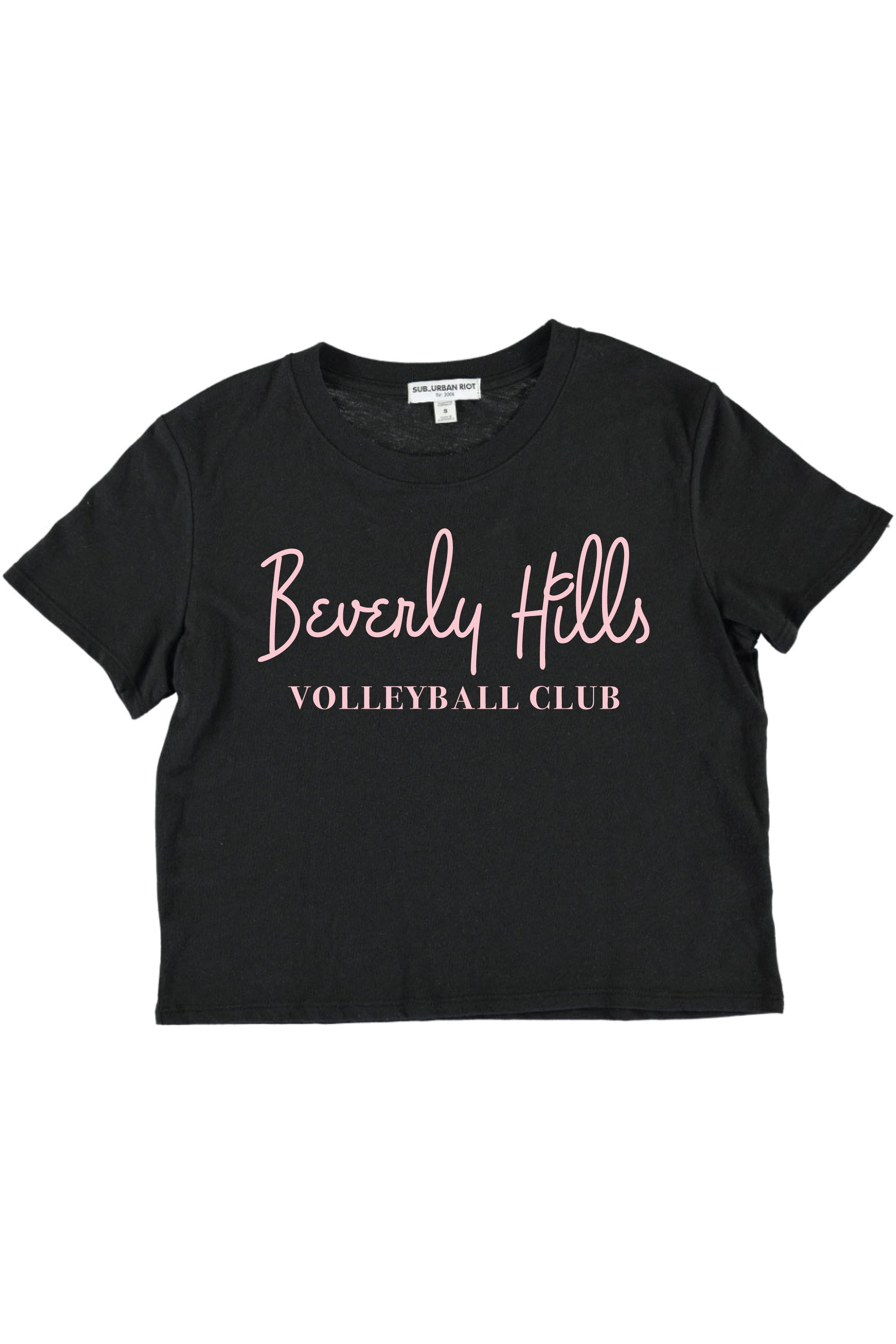BEVERLY HILLS VOLLEYBALL YOUTH SIZE CROP TEE