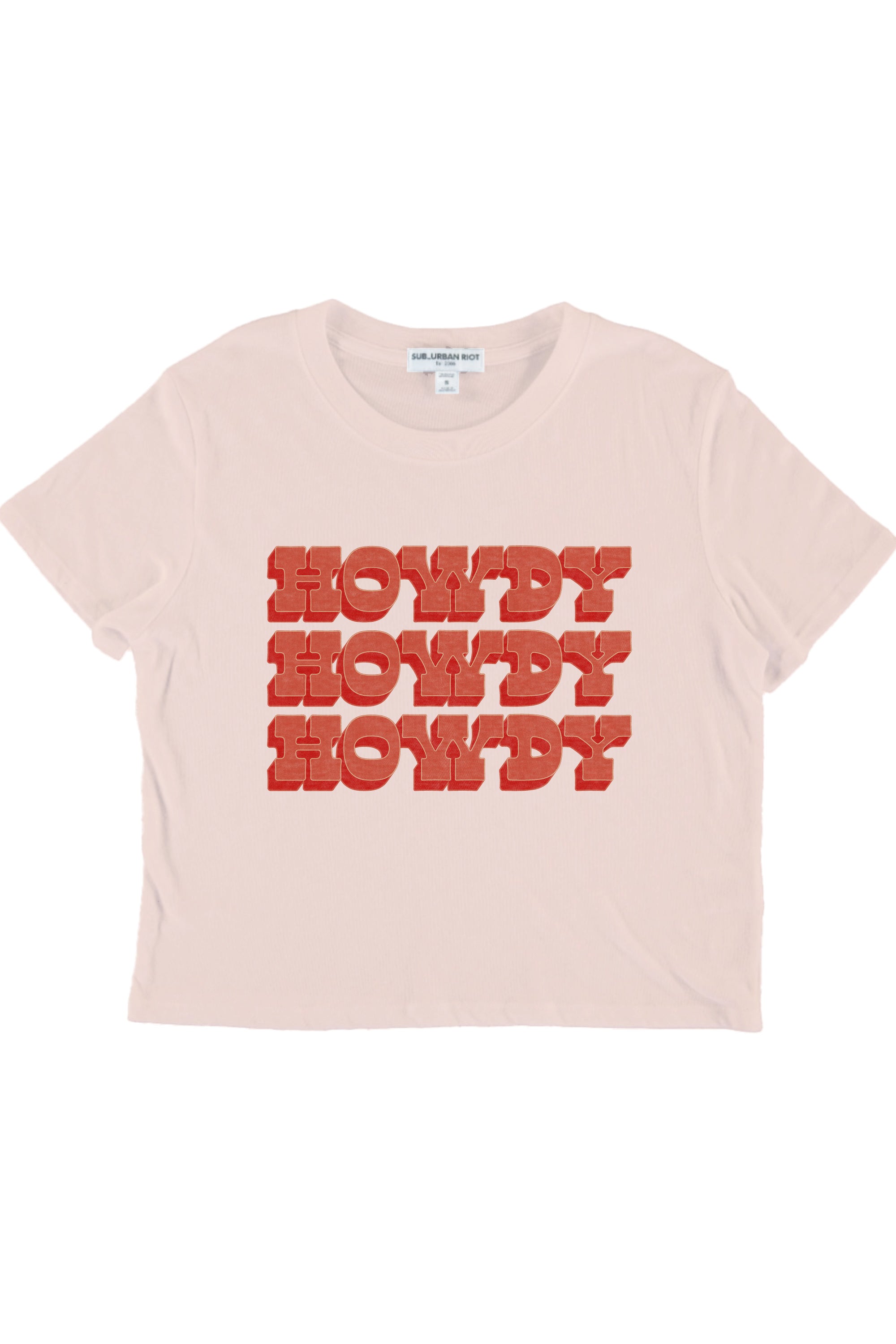 HOWDY YOUTH SIZE CROP TEE