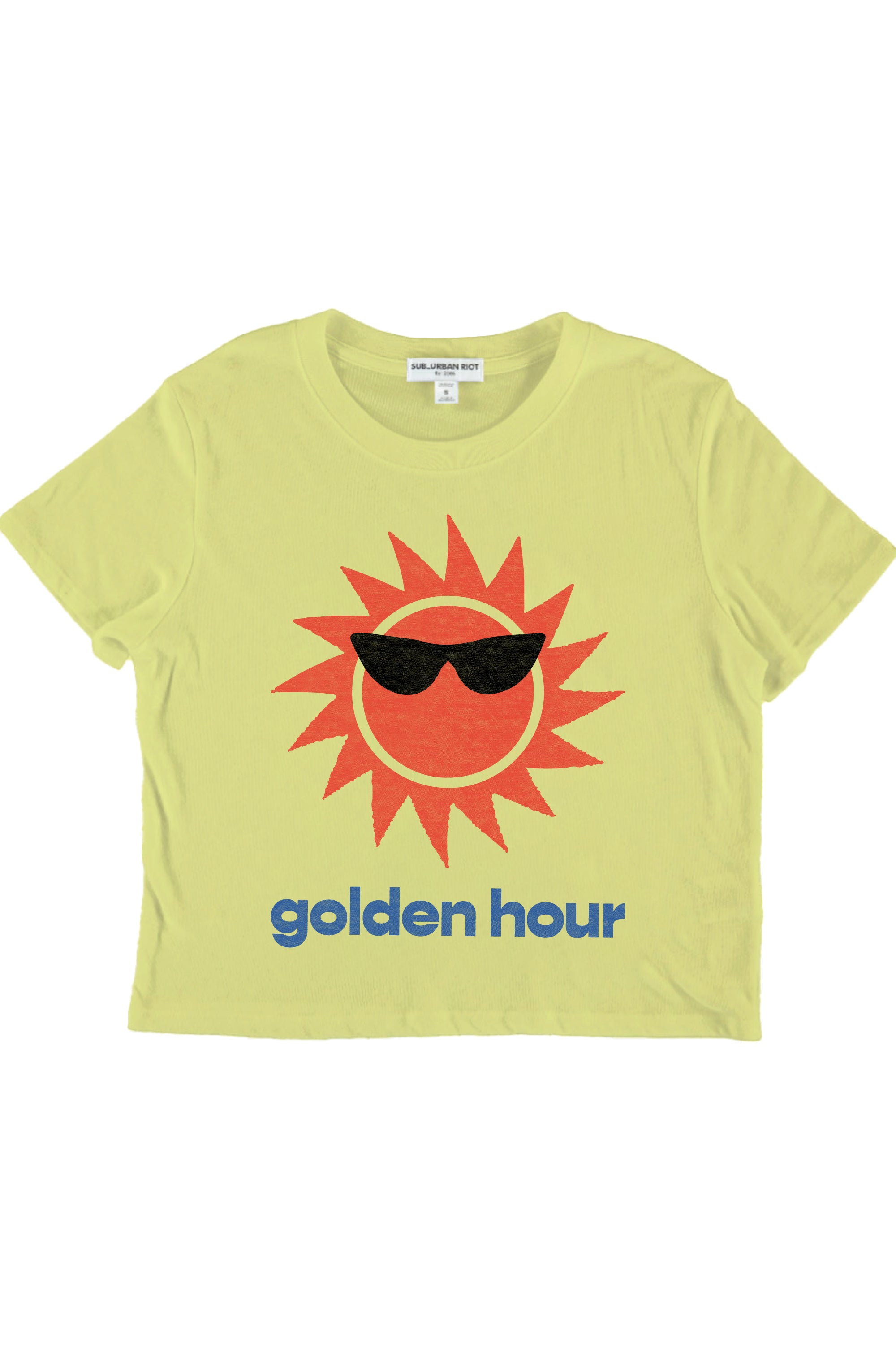 GOLDEN HOUR YOUTH SIZE CROP TEE