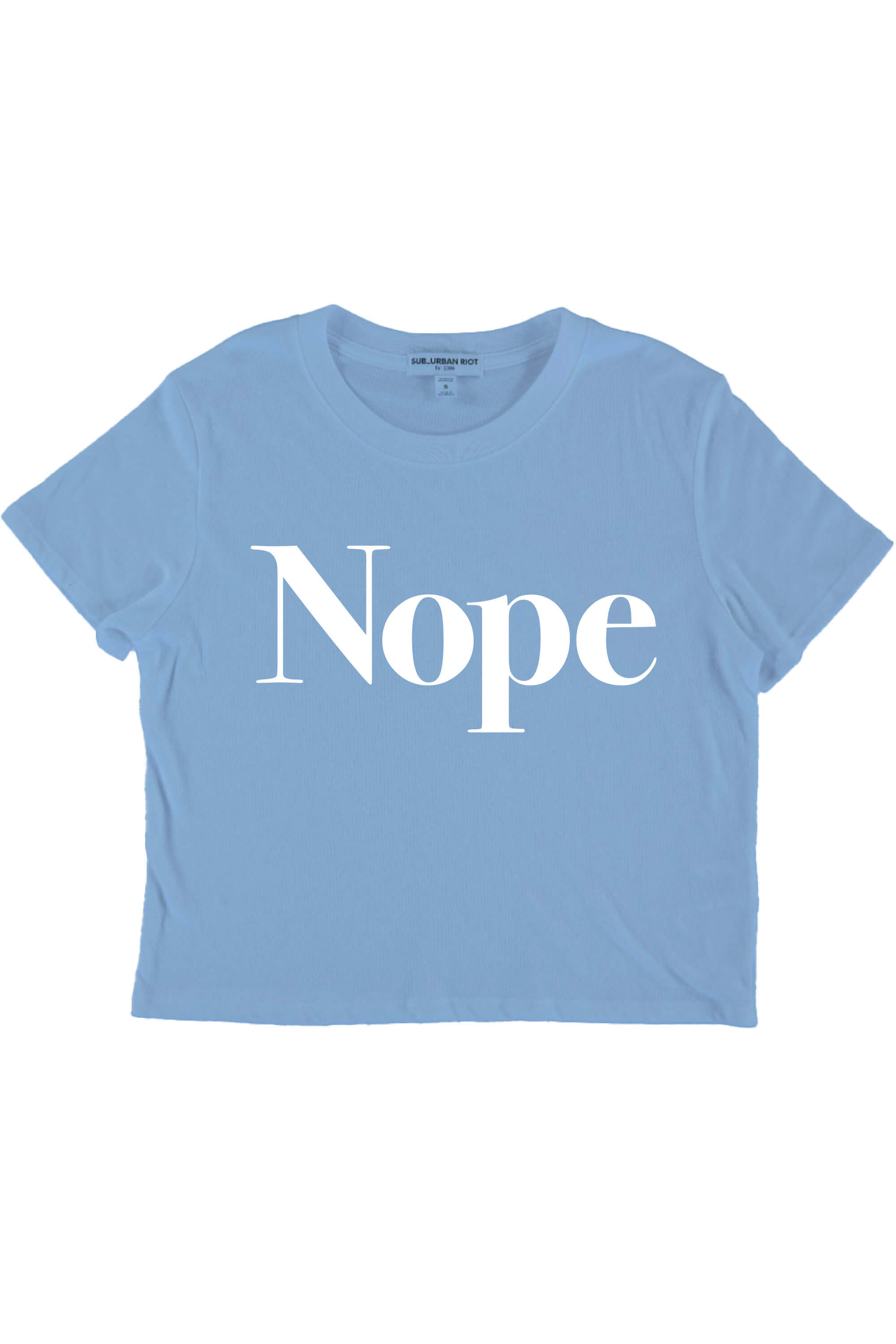 NOPE YOUTH SIZE CROP TEE