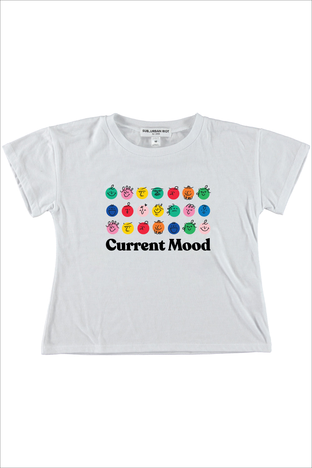 CURRENT MOOD YOUTH SIZE CROP TEE
